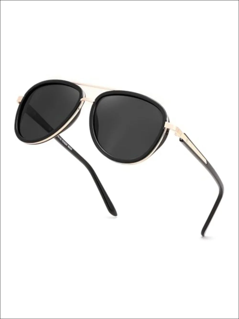 Retro Polarized Aviator Sunglasses Full Frame UV400